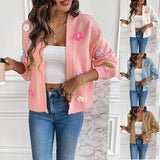 Floral Knit Cardigan